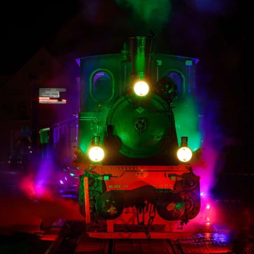 Historische Dampflock der Borkumer-Kleinbahn